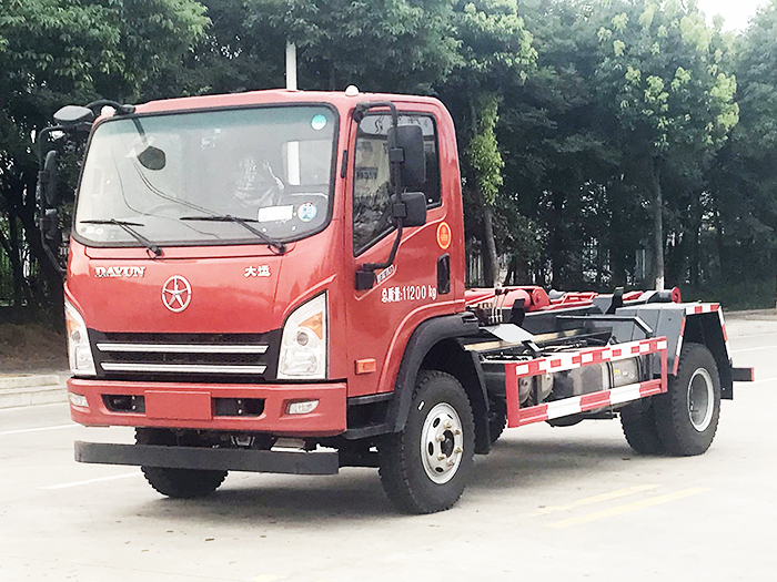 HDW5110ZXXC6车厢可卸式垃圾车(大运)8-10T