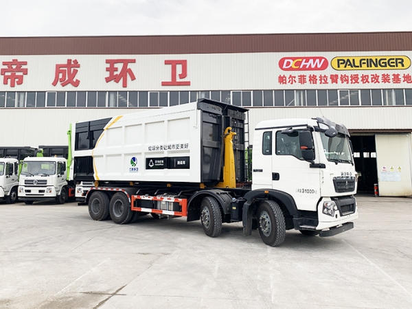HDW5313ZXXZ6型车厢可卸式垃圾车（重汽HOWO）26T