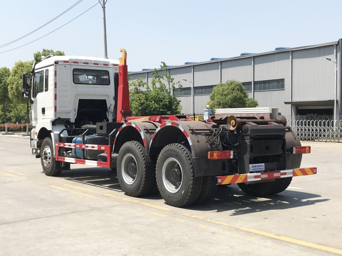 HDW5256ZXXSX6车厢可卸式垃圾车（陕汽轩德X3）20T