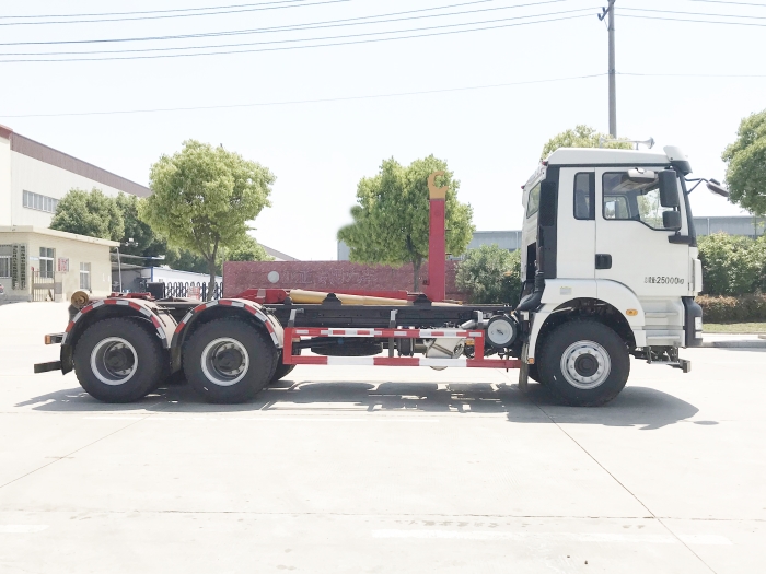 HDW5256ZXXSX6车厢可卸式垃圾车（陕汽轩德X3）20T