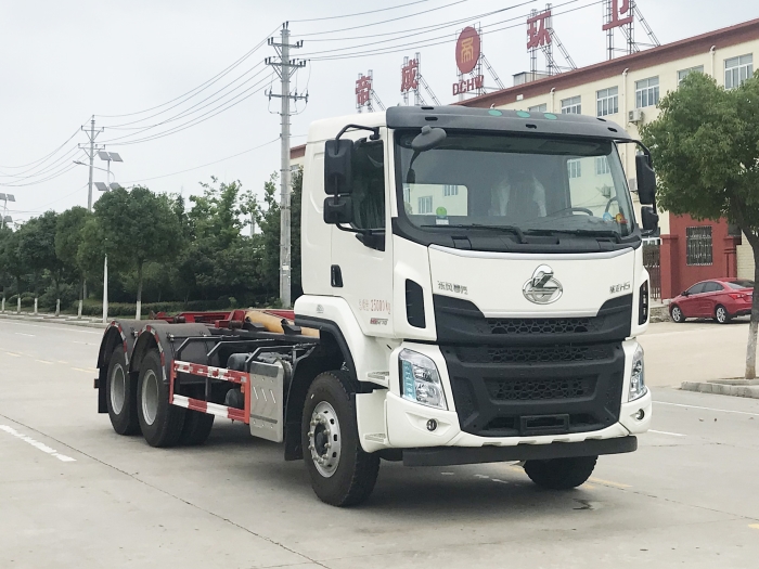 HDW5259ZXXL6型车厢可卸式垃圾车（东风柳汽乘龙H5）20T