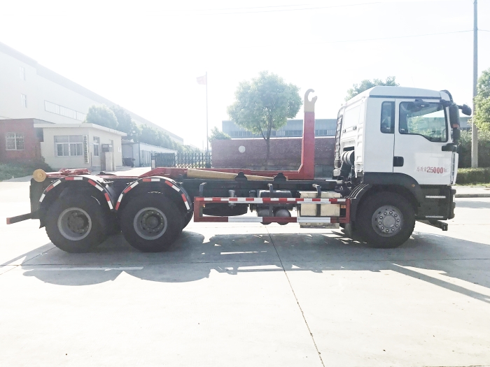 HDW5254ZXXZ6车厢可卸式垃圾车（重汽汕德卡）20T