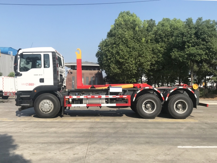 HDW5254ZXXZ6车厢可卸式垃圾车（重汽汕德卡）20T