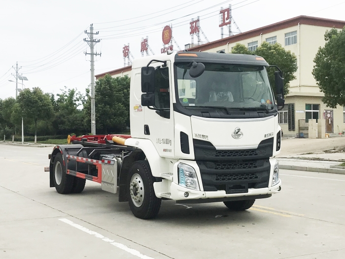 HDW5186ZXXL6车厢可卸式垃圾车(东风柳汽乘龙M3)16T
