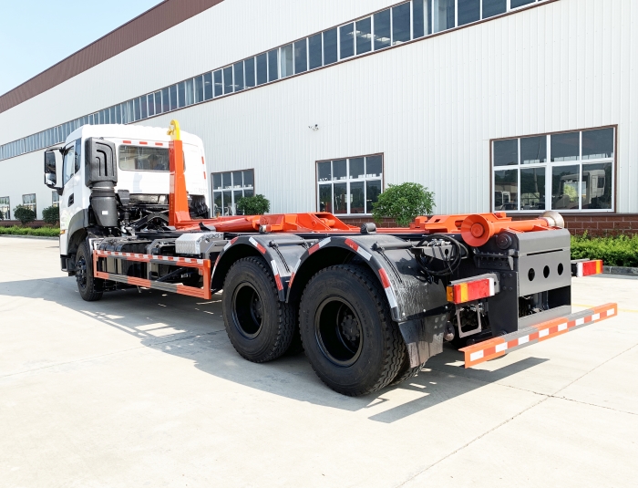 HDW5252ZXXD6车厢可卸式垃圾车（东风天龙）20T