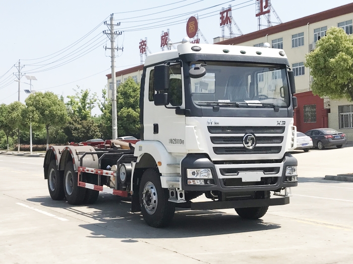 HDW5256ZXXSX6车厢可卸式垃圾车（陕汽轩德X3）20T