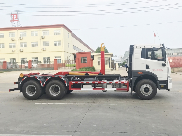 HDW5251ZXXC6车厢可卸式垃圾车（一汽解放）20T