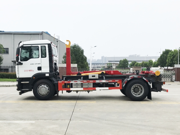 HDW5188ZXXZ6车厢可卸式垃圾车（重汽汕德卡）16T