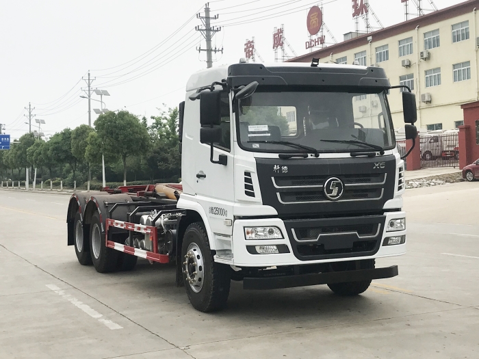 HDW5257ZXXSX6车厢可卸式垃圾车（陕汽轩德X6）20T