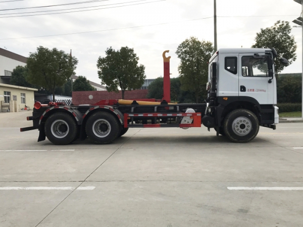 HDW5250ZXXEQ6车厢可卸式垃圾车（东风华神T5）20T