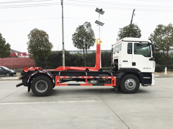 HDW5180ZXXZZ6车厢可卸式垃圾车(重汽HOWO)16T