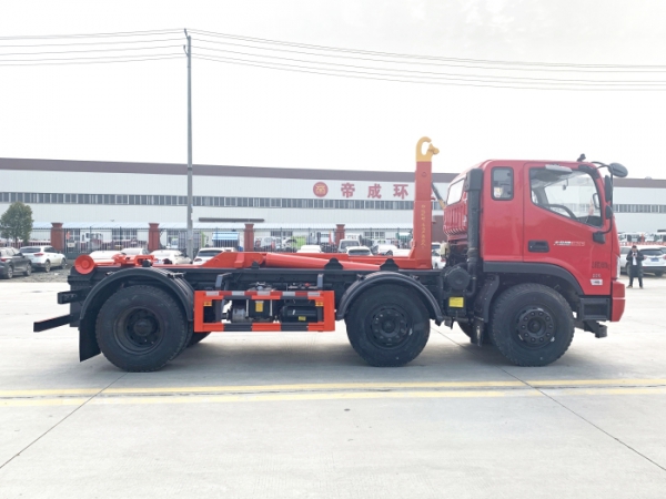 HDW5240ZXXBJ6车厢可卸式垃圾车(福田瑞沃ES5三轴工程版)20T