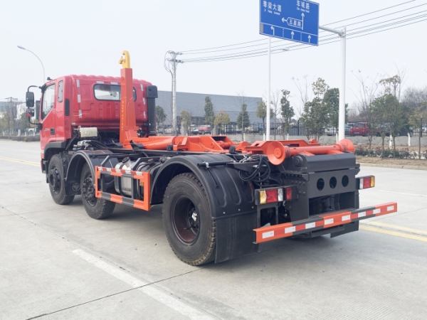 HDW5240ZXXBJ6车厢可卸式垃圾车(福田瑞沃ES5三轴工程版)20T