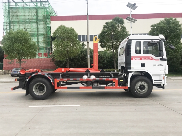 HDW5184ZXXSX6车厢可卸式垃圾车（陕汽德龙L3000）16T