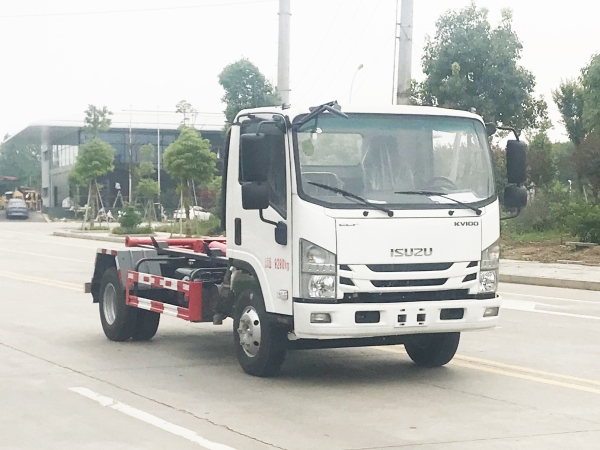 HDW5080ZXXQL6车厢可卸式垃圾车（五十铃KV100）