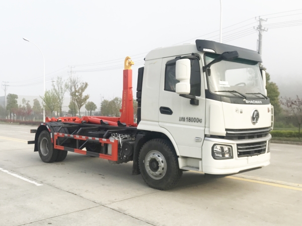 HDW5183ZXXSX6车厢可卸式垃圾车（陕汽轩德翼6）16T