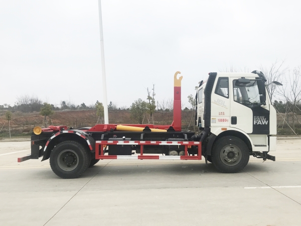 HDW5180ZXXC6车厢可卸式垃圾车(一汽解放FAW)16T