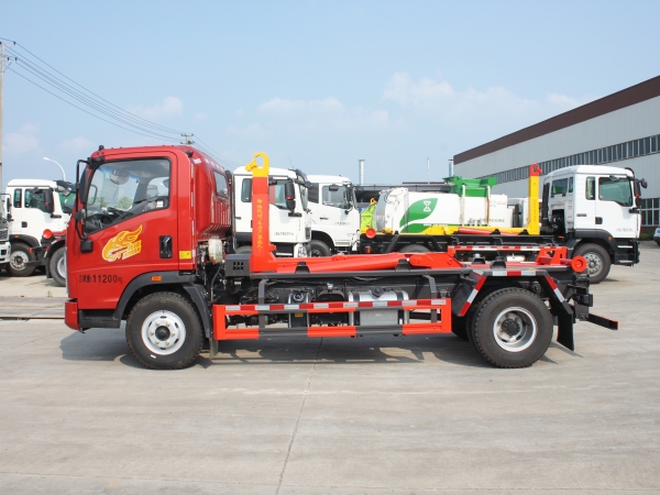 HDW5141ZXXZ6车厢可卸式垃圾车（重汽豪曼）8-10T