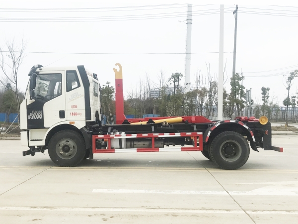 HDW5180ZXXC6车厢可卸式垃圾车(一汽解放FAW)16T