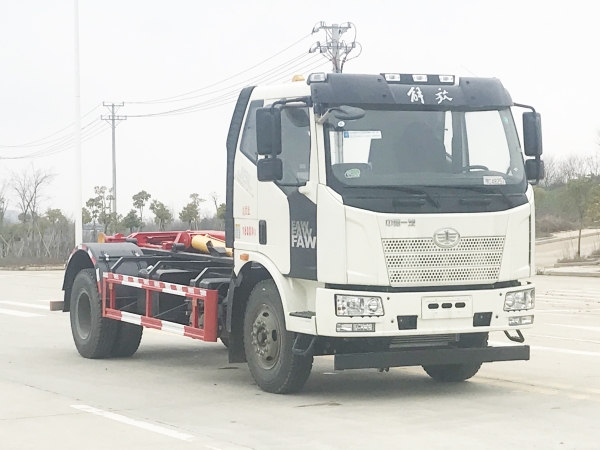 HDW5180ZXXC6车厢可卸式垃圾车(一汽解放FAW)16T