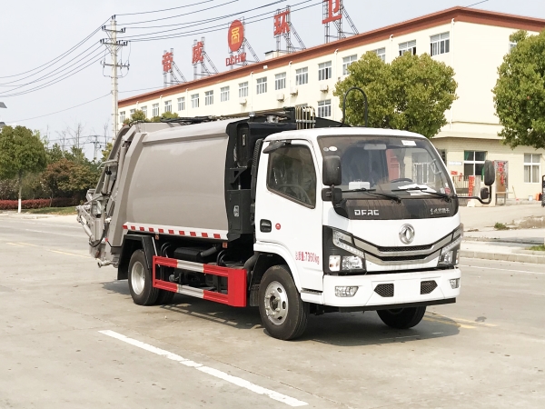 HDW5076ZYSE6型压缩式垃圾车(东风多利卡）6m³