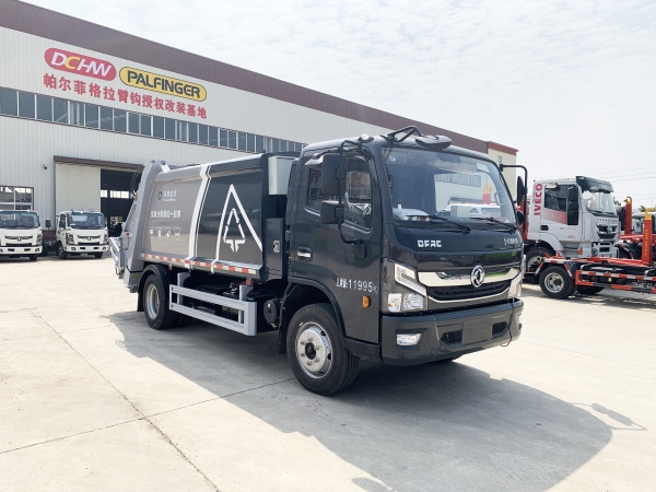 HDW5120ZYSE6型压缩式垃圾车（东风多利卡D7）9m³