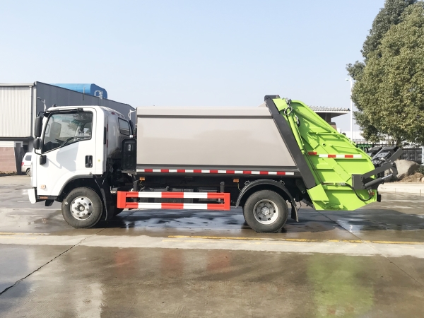 HDW5082ZYSQL6型压缩式垃圾车（五十铃KV600）6m³